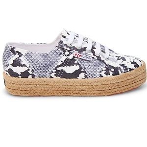 🛍️ NEW Superga Snake Print Espadrilles - Platform Sneakers